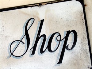 shop sign